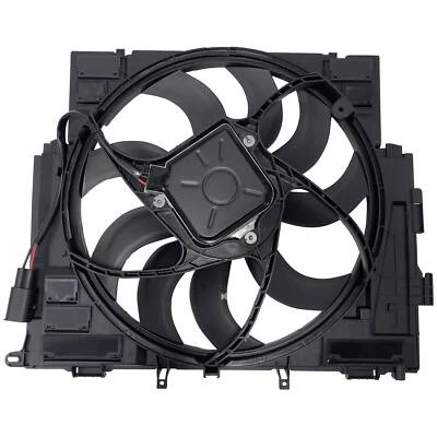 Radiator Cooling Fan Assembly Fits BMW 528i 528i xDrive 2012-2016 17418642161 - Image 1 of 4