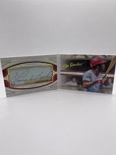 Lou Brock 2022 Panini National Treasures Cut Auto /25 Legendary Signatures Cards