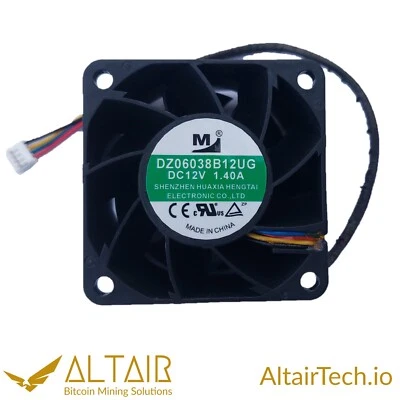 AltairTech.io Whatsminer PSU replacement fan for Whatspower P221C, P222D