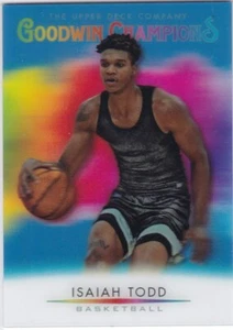 2021 Upper Deck Goodwin Champions Isaiah Todd Splash Of Color 3-D Lenticulars - Picture 1 of 2