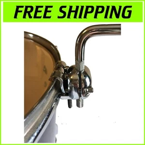 Versatile Metallic Cowbell Mount Bracket - Perfect for Drummers & Percussionists - Picture 1 of 10