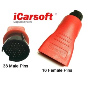 Adaptador de diagnóstico iCarsoft 38 pines a 16 para Mercedes 202,210,140,208,170,129 - Imagen 1 de 4