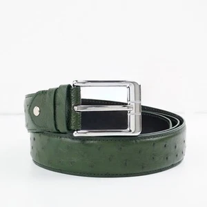 Custom Genuine Full Quill Ostrich Leather Belt Handmade Skin Men's Belt W 1.5'' - Picture 1 of 128