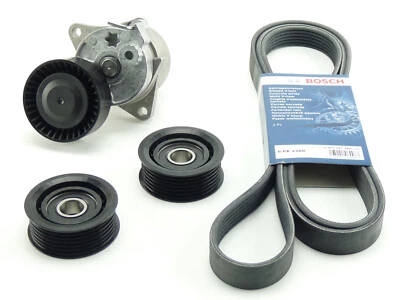BOSCH & WEITERE MARKENHERSTELLER BOSCH Keilrippenriemen + Umlenkrollen + Spannarm - MERCEDES W203 W204 W211 W639