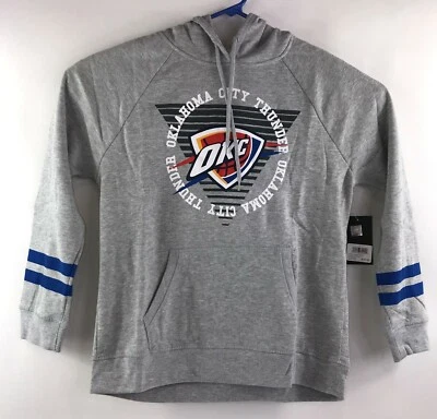 Sudadera con Capucha Unk NBA Mujer Talla Grande Gris Oklahoma City Thunder Nueva  Foto 1 de 4