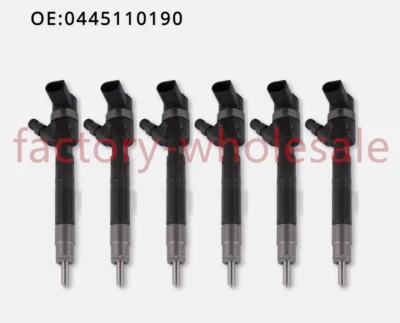 Inyector de combustible 6 piezas 0445110190 para Mercedes Benz Sprinter Dodge 2500 3500 02-03; Foto 1 de 4