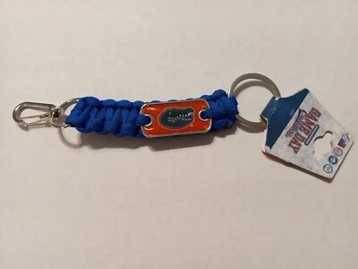 Florida Gators Braided Rope Paracord Survival Keyring Clip-On - Image 1 of 2
