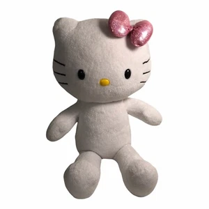 Peluche Hello Kitty Build A Bear 2010 con arco rosa juguete 18" BAB - Imagen 1 de 13
