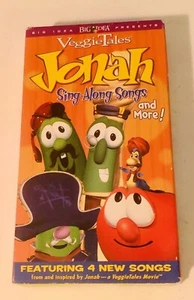 Veggie Tales Jonah Sing Along Songs and More VHS Video Tape Veggietales Ex Lib - Picture 1 of 4