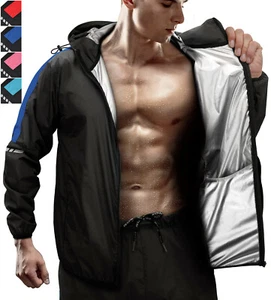Sauna Sweat Suit by RDX, Weight Set, Body Fitness, Sauna Suit Weight Loss Men - Picture 1 of 25