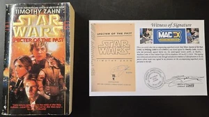 Star Wars Gespenst der Vergangenheit (1998) Erstdruck SIGNIERT Timothy Zahn notariell beglaubigt WOS - Bild 1 von 17