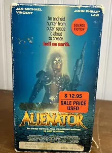 Alienator VHS Sci Fi Horror Tested 1989 Prism Video Rare Robert Quarry PJ Soles - Picture 1 of 6