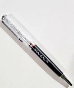 Pen By SWAROVSKI BLACK 5410832 with Gift Bag Pouch NEW NIB - Picture 1 of 4