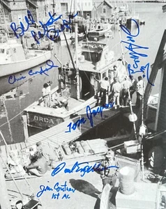6x Jaws FX Crew 50 aniversario FIRMADO AUTOGRAFIADO 8x10 extremadamente raro Alves + en ORCA - Imagen 1 de 1