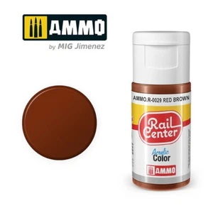 Ammo MIG R-0029 - Red Brown - Rail Center - Acrylic Paint 15ml Bottle - 2nd Post - Imagen 1 de 17