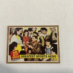 2011 Topps Heritage #143 Babe Ruth HOF Greatest Sports Hero New York Yankees ♨️A - Picture 1 of 4