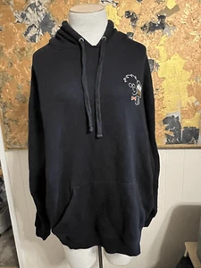 Alton Brown Mens Womens XL Live Eat Your Science Black Graphic Hoodie Sweatshirt - Picture 1 of 7