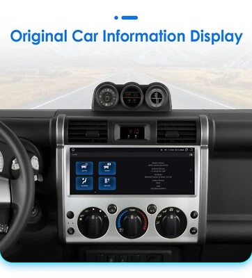12.3'' Screen CARPLAY Car Radio GPS Stereo WiFi for Toyota FJ CRUISER 2006-2012 - Image 1 of 4
