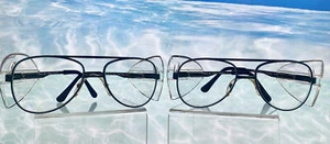 2 PAIRS~Challenger Safety Glasses~Protective Eyewear Green TiTMUS~Full Nose Pc - Picture 1 of 8
