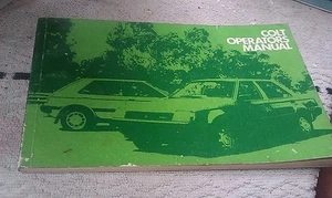 MITSUBISHI 1984 COLT RC Operators Manual 72,000km on - Picture 1 of 1