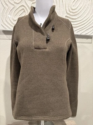 The North Face Brown Shawl Collar Sweater SZ SP Pullover Very Warm -Fleece Lined - Image 1 of 3
