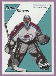 2000 00-01 UPPER DECK VINTAGE GREAT GLOVES AVALANCHE PATRICK ROY #GG6 - Picture 1 of 1