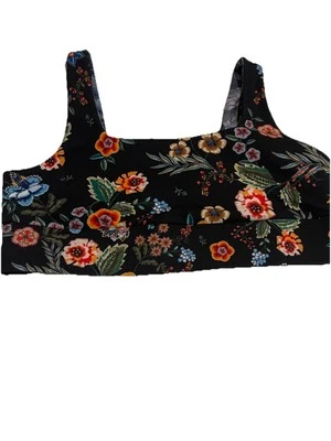 $118 JOHNNY WAS XL ARDELL SQUARE NECK REVERSIBLE SPORT BRA - Image 1 of 4