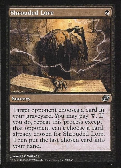 Shrouded Lore -Foil Light Play MTG Planar Chaos - Image 1 of 1