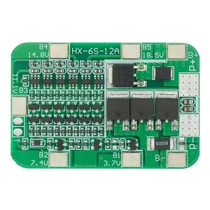 Placa de protección PCB 6S 15A 24V de 1 pieza para paquete de 6 celdas de batería de litio de iones de litio - Imagen 1 de 18