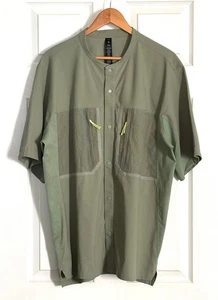 Camisa LULULEMON Para Hombres Senderismo Repelente al Agua Exterior Laurel Verde Talla XL - Imagen 1 de 11
