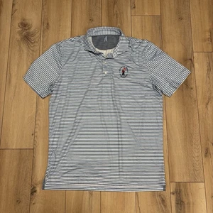 polo johnnie-O uomo grande blu peso piuma performance upf 50 elasticizzata - Foto 1 di 8