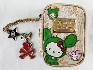 Tokidoki Hello X Kitty Wallet Coin Purse Zip Clutch with Charm and Logo - Picture 1 of 15