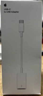 Original Apple USB-C to USB Adapter  MJ1M2AM/A White OEM A1632 - Image 1 of 2