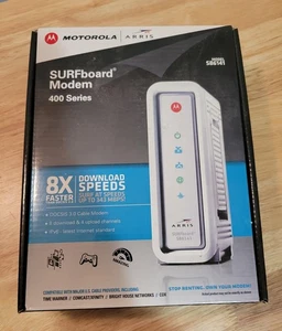MOTOROLA ARRIS SURFBOARD SB6141 DOCSIS 3.0 CABLE - NICE! - Picture 1 of 3