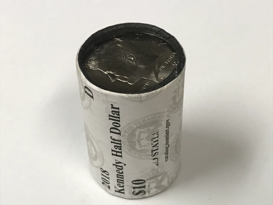 Roll of 20 - 2018-D 50C Kennedy Half Dollar - BU Mint Roll - Image 1 of 1