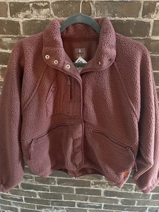 Neu mit Etikett Free People Movement Hit the Slopes Fleecejacke Druckknopfleiste Damen xs - Bild 1 von 10