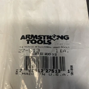 Armstrong 27-513 - 9/16" Full Polished 12 Pt. Ratcheting Box End Wrench - Picture 1 of 2