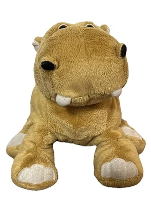 Mud Hippo Plush Stuffed Animal Brown 10" Soft Toy No Code Gang Webkinz - Image 1 of 4