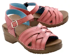 Sanita Lyra rote metallic Clogs Sandalen 40 10 - Bild 1 von 2