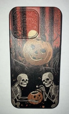Halloween Jack O Lantern Pumpkin Skeleton iPhone 13 Pro 6.1 case, TPU plastic - Image 1 of 4
