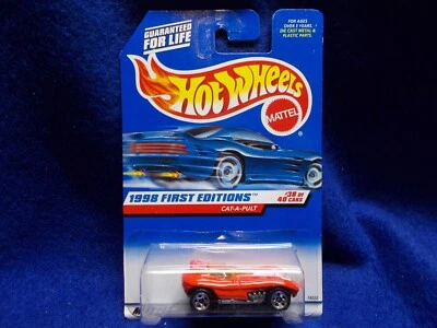Hot Wheels 1998 First Editions #38 of 40 "Cat-A-Pult" #681 MOC - Image 1 of 3