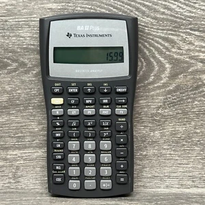 Texas Instruments BA II Plus Financial Calculator Business Analyst - Picture 1 of 6