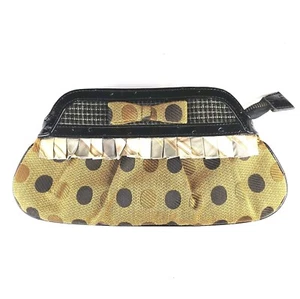 ETIQUETTE by Mindy Mason Clutch Or Crossbody bag With Bow & Ruffle Features - Picture 1 of 14