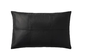 Pillow Leather Cover Cushion Decorative Throw Case Cover Decor all Lambskin 17 - Picture 1 of 3