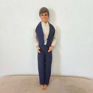 Ken Doll Mattel 1968 Barbie's Guy Brown Brunette Hair Blue Eyes - Picture 1 of 11
