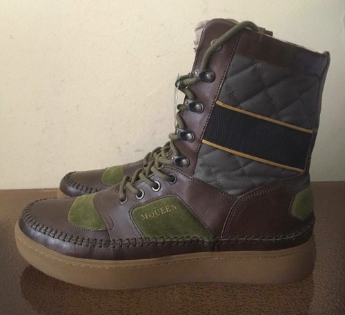 Sneaker da uomo Puma MQueen Joust Green AshHi Top taglia 43