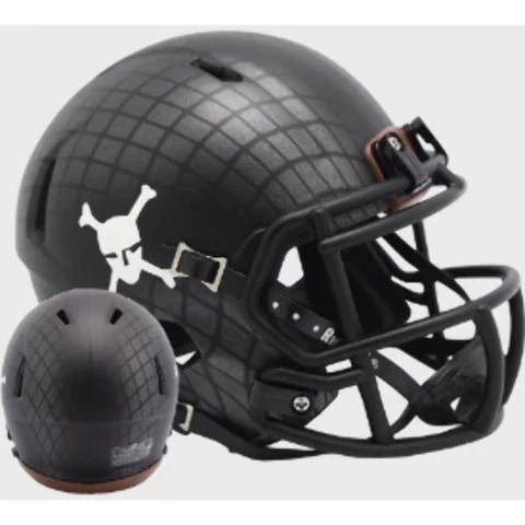 Army Black Knights NCAA Mini Speed Football Helmet Black Nights - NCAA Cover