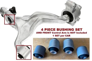 MPP072S 4pc Bushing fit AWD 2014 - 2022 Infiniti Q40 Q50 Q60 QX50 FrontLowerArms - Picture 1 of 1