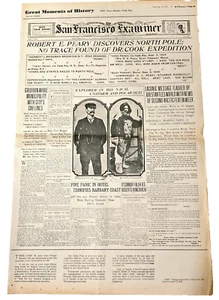 De colección San Francisco Examiner, Great Moments of History 9/7/1909 (10/12/1972) - Imagen 1 de 2