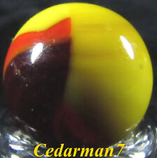 Cedarman7; Beautiful Vintage 19/32" Wet Mint (-) Akro Agate Patch Marble!